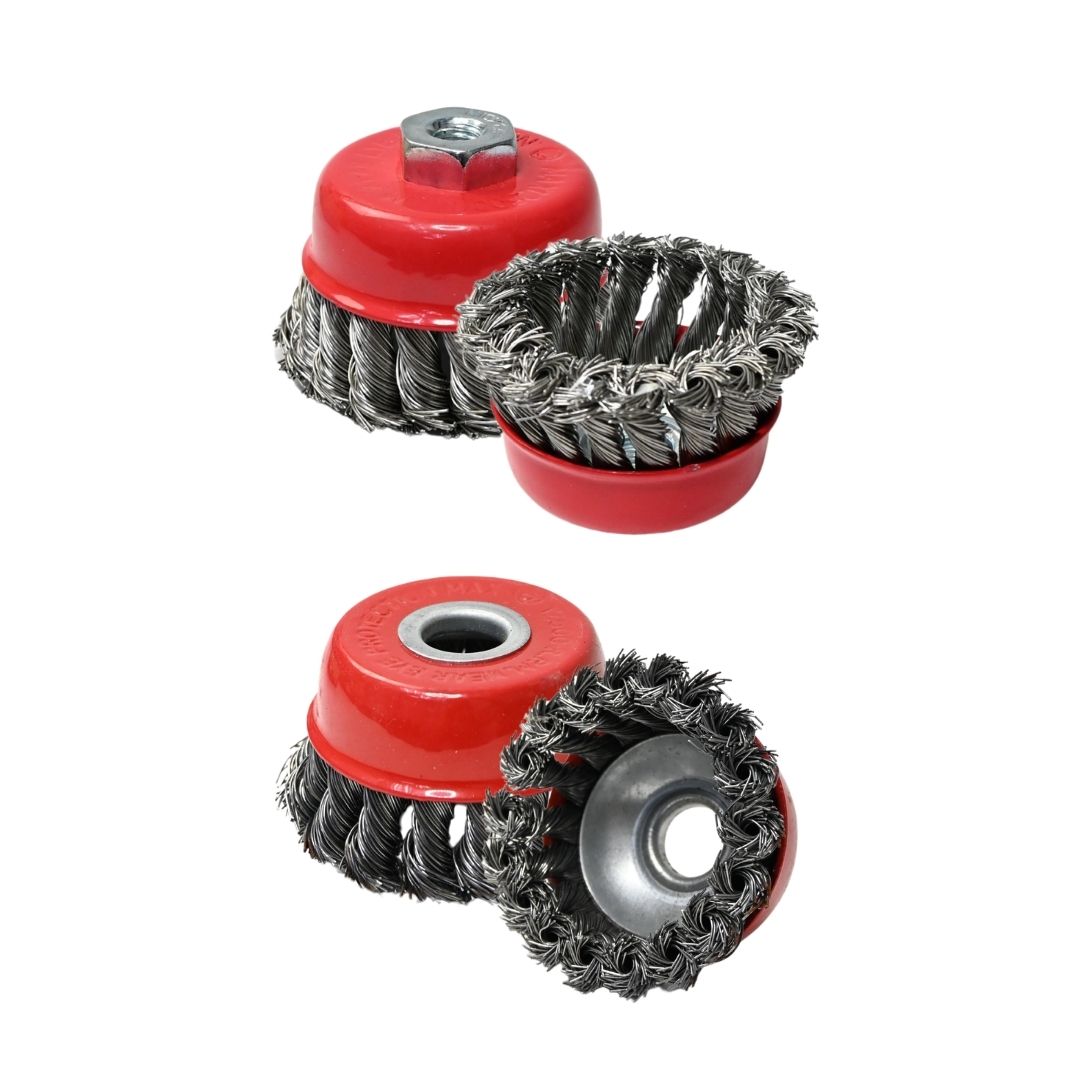 CUP BRUSH TWISTED SS