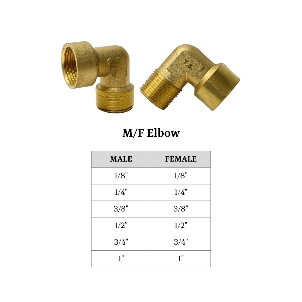 M-F Elbow Diameter